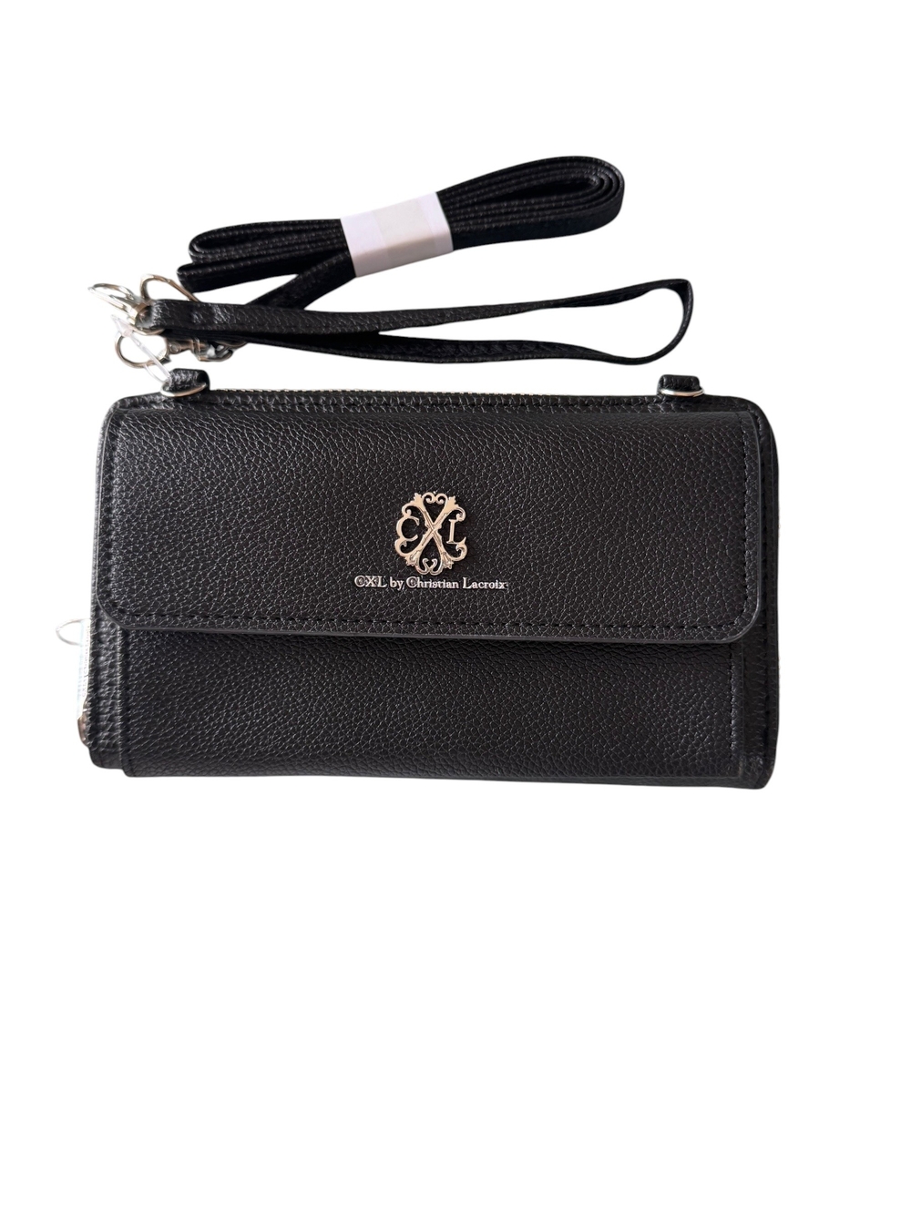 NWT CXL by Christian Lacroix Blake Pebble Flap Crossbody Bag Wristlet